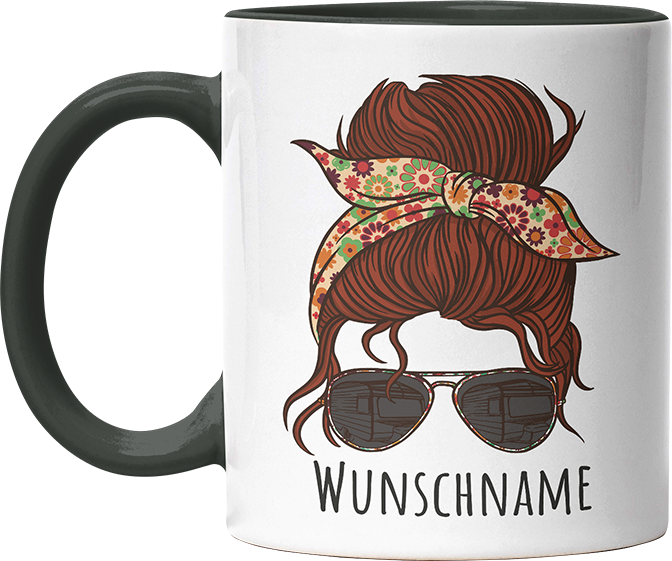 Momlife Personalisierbar Name Witzige Black Tasse kaufen Geschenk