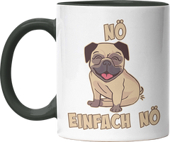 Nö Einfach Nö Mops 1 Witzige Black Tasse kaufen Geschenk