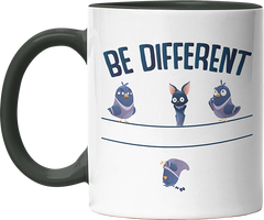 Be different Bat Witzige Black Tasse kaufen Geschenk