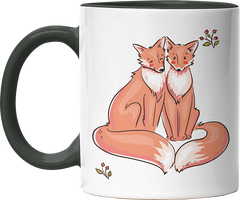 Thanks for existing in my little Galaxy Füchse 2 Witzige Black Tasse kaufen Geschenk