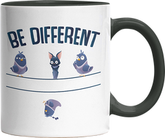 Be different Bat Witzige Black Tasse kaufen Geschenk
