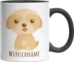 Maltipoo Personalisierbar Name Witzige Black Tasse kaufen Geschenk