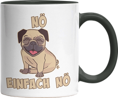 Nö Einfach Nö Mops 1 Witzige Black Tasse kaufen Geschenk