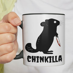 Chinkilla Witzige schwarze Tasse kaufen Geschenk