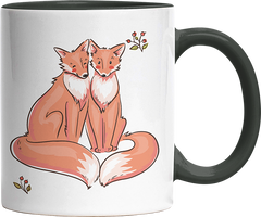 Thanks for existing in my little Galaxy Füchse 2 Witzige Black Tasse kaufen Geschenk