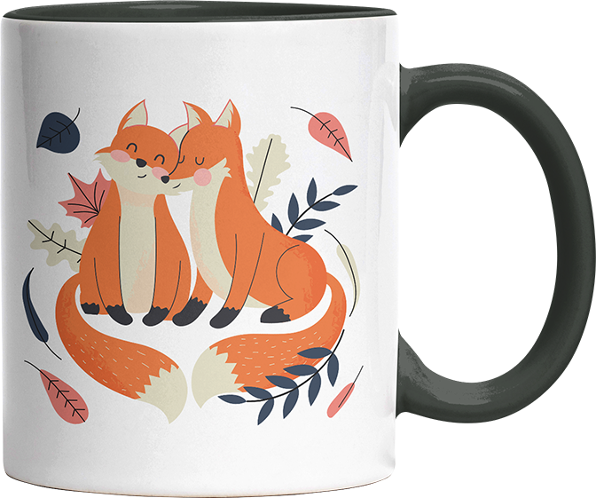 Thanks for existing in my little Galaxy Füchse 1 Witzige Black Tasse kaufen Geschenk