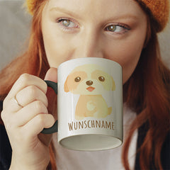 Maltipoo Personalisierbar Name Witzige schwarze Tasse kaufen Geschenk