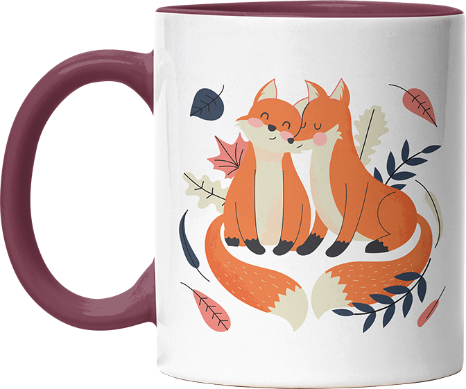 Thanks for existing in my little Galaxy Füchse 1 Witzige Bordeaux Tasse kaufen Geschenk