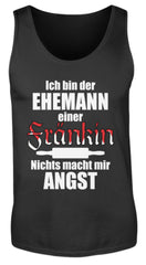 Lustiger Spruch Ehemann einer Fränkin | Herren Tank Top in Black in Größe S