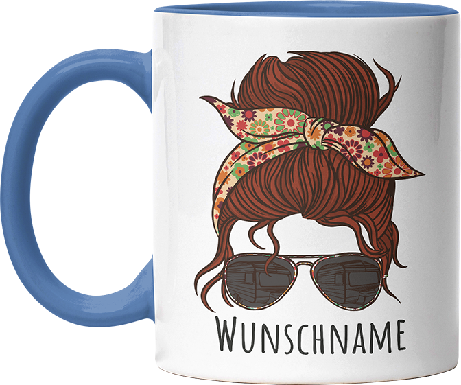 Momlife Personalisierbar Name Witzige Cambridge Blue Tasse kaufen Geschenk