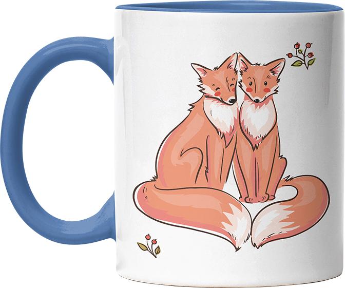 Thanks for existing in my little Galaxy Füchse 2 Witzige Cambridge Blue Tasse kaufen Geschenk