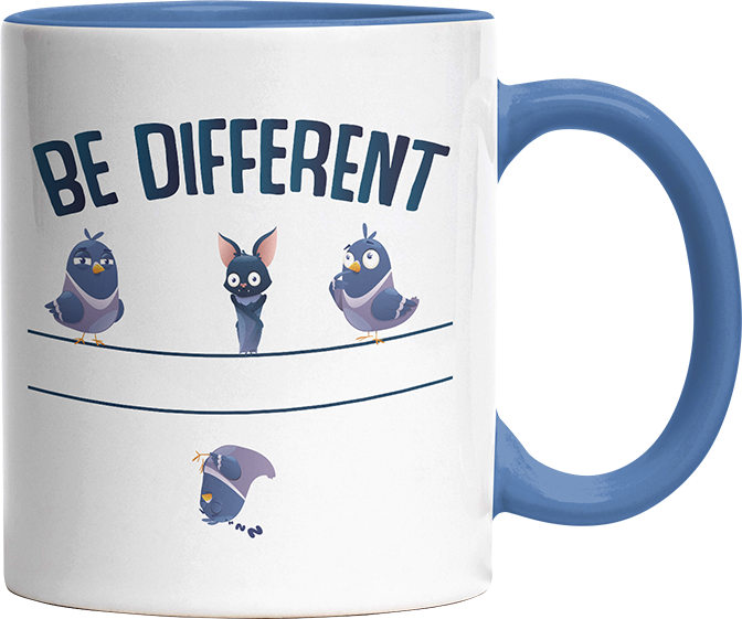 Be different Bat Witzige Cambridge Blue Tasse kaufen Geschenk