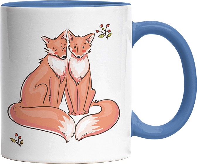 Thanks for existing in my little Galaxy Füchse 2 Witzige Cambridge Blue Tasse kaufen Geschenk