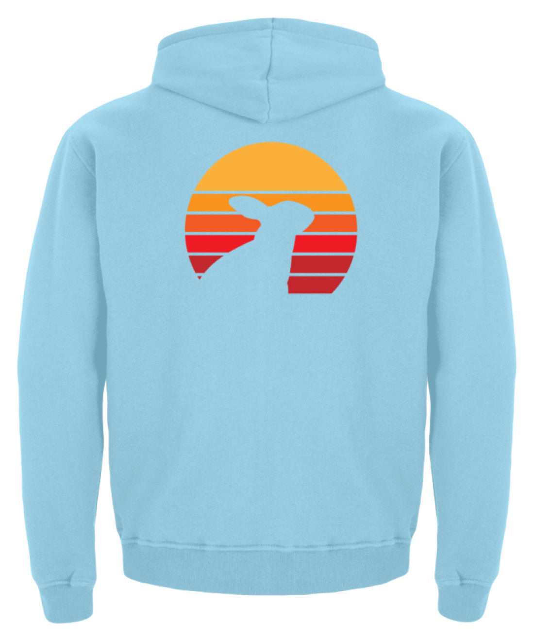 Zeigt kaninchen schones liebenswertes retro motiv mit hase vintage kinder hoodie in Farbe Baby Pink