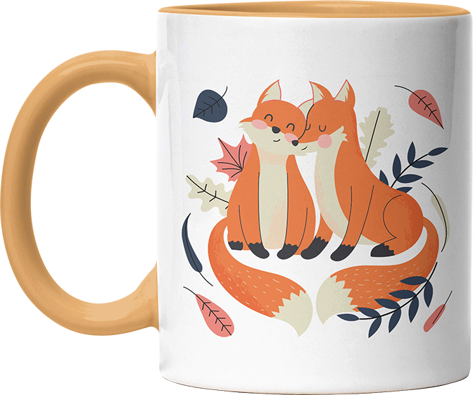 Thanks for existing in my little Galaxy Füchse 1 Witzige Goldgelb Tasse kaufen Geschenk
