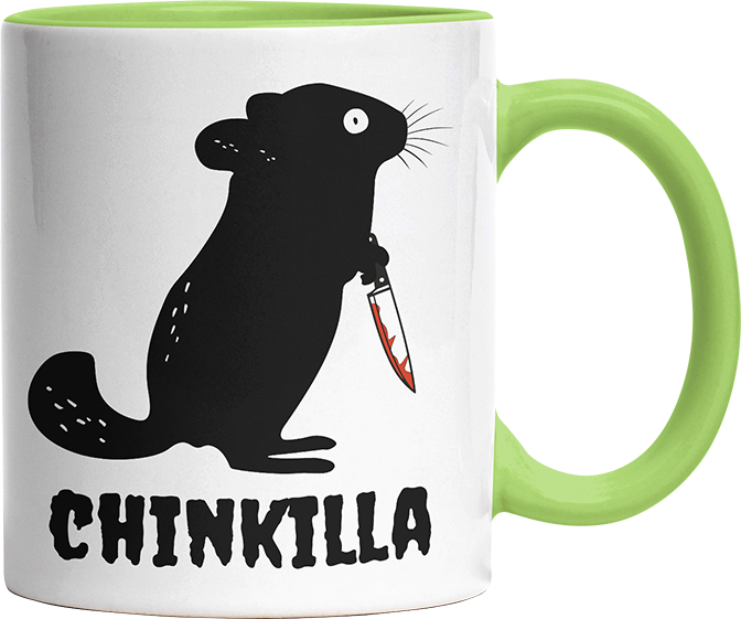 Chinkilla Witzige Hellgrün Tasse kaufen Geschenk