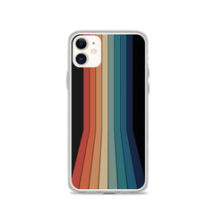 Vintage & Retro 70s Style | Color Stripes | iPhone Case | Gift For Retro and Vintage Fans | Smartphone Protection
