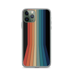 Vintage & Retro 70s Style | Color Stripes | iPhone Case | Gift For Retro and Vintage Fans | Smartphone Protection