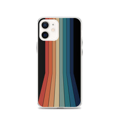 Vintage & Retro 70s Style | Color Stripes | iPhone Case | Gift For Retro and Vintage Fans | Smartphone Protection