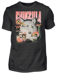 Lustiger CHINZILLA | Geschenk für Chinchillahalter | Herren T-Shirt in Black in Größe S