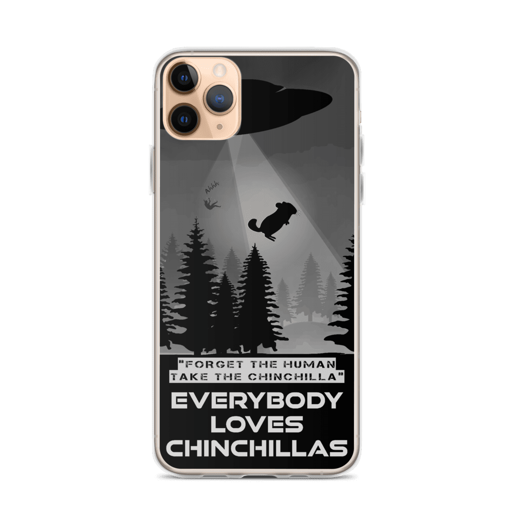 Zeigt chinchilla abduction ufo alien abduction iphone case funny saying for owners of chinchillas in Farbe 