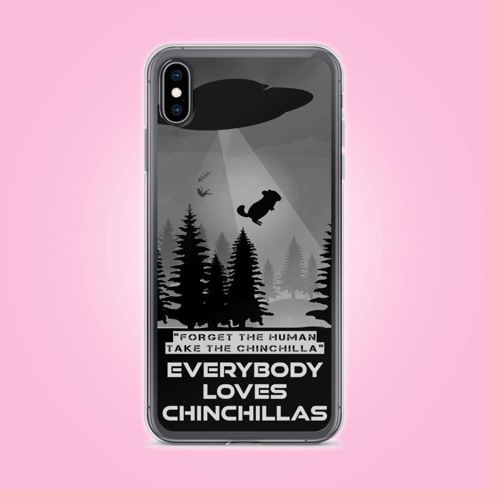 Zeigt chinchilla abduction ufo alien abduction iphone case funny saying for owners of chinchillas in Farbe iPhone 7/8