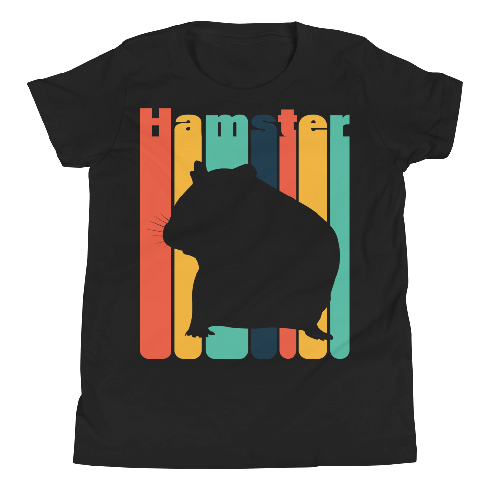 Zeigt ein T-Shirt für Kids und Teenager mit Hamster Vintage | T-Shirt für Kinder & Jugendliche