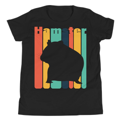 Zeigt ein T-Shirt für Kids und Teenager mit Hamster Vintage | T-Shirt für Kinder & Jugendliche