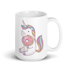 Unicorn eats donut | Cup