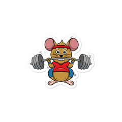 Workout Mouse | Vinyl Aufkleber