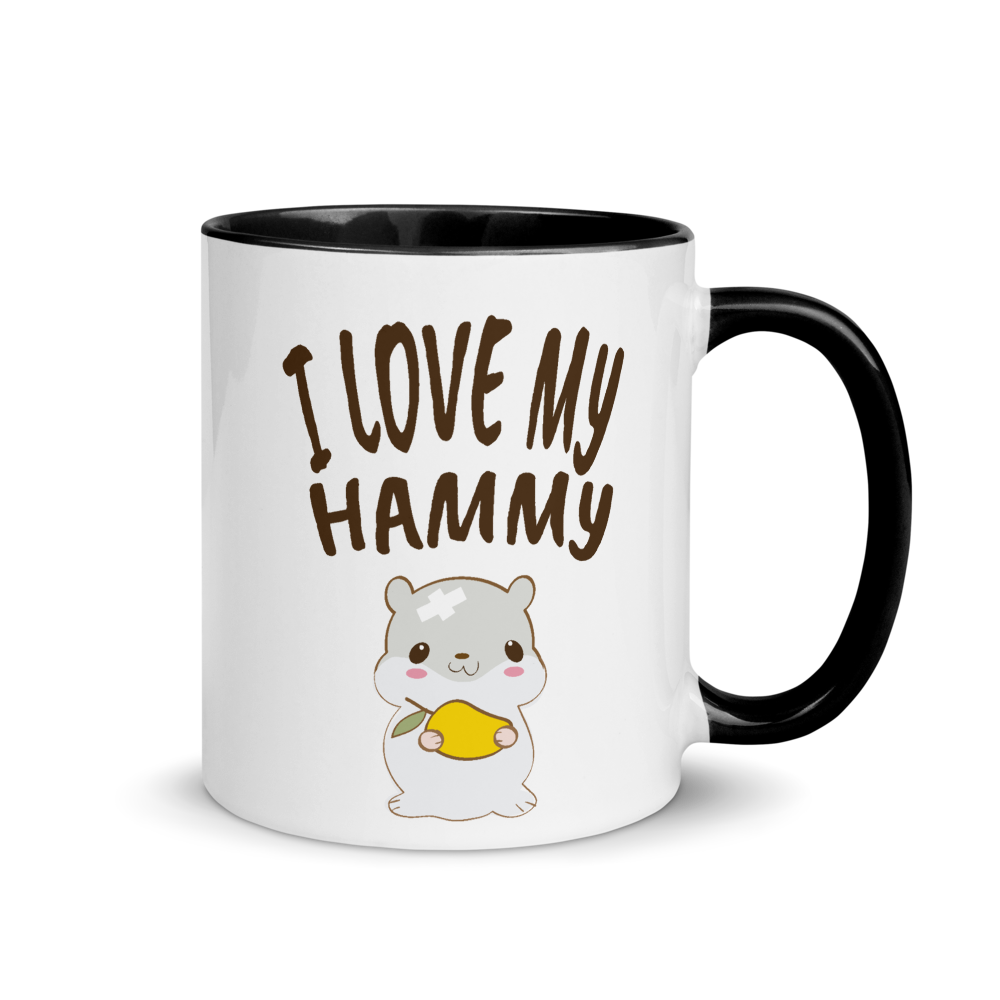 Bild einer I Love My Hammy | Tasse mit farbiger Innenseite