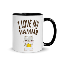 Bild einer I Love My Hammy | Tasse mit farbiger Innenseite