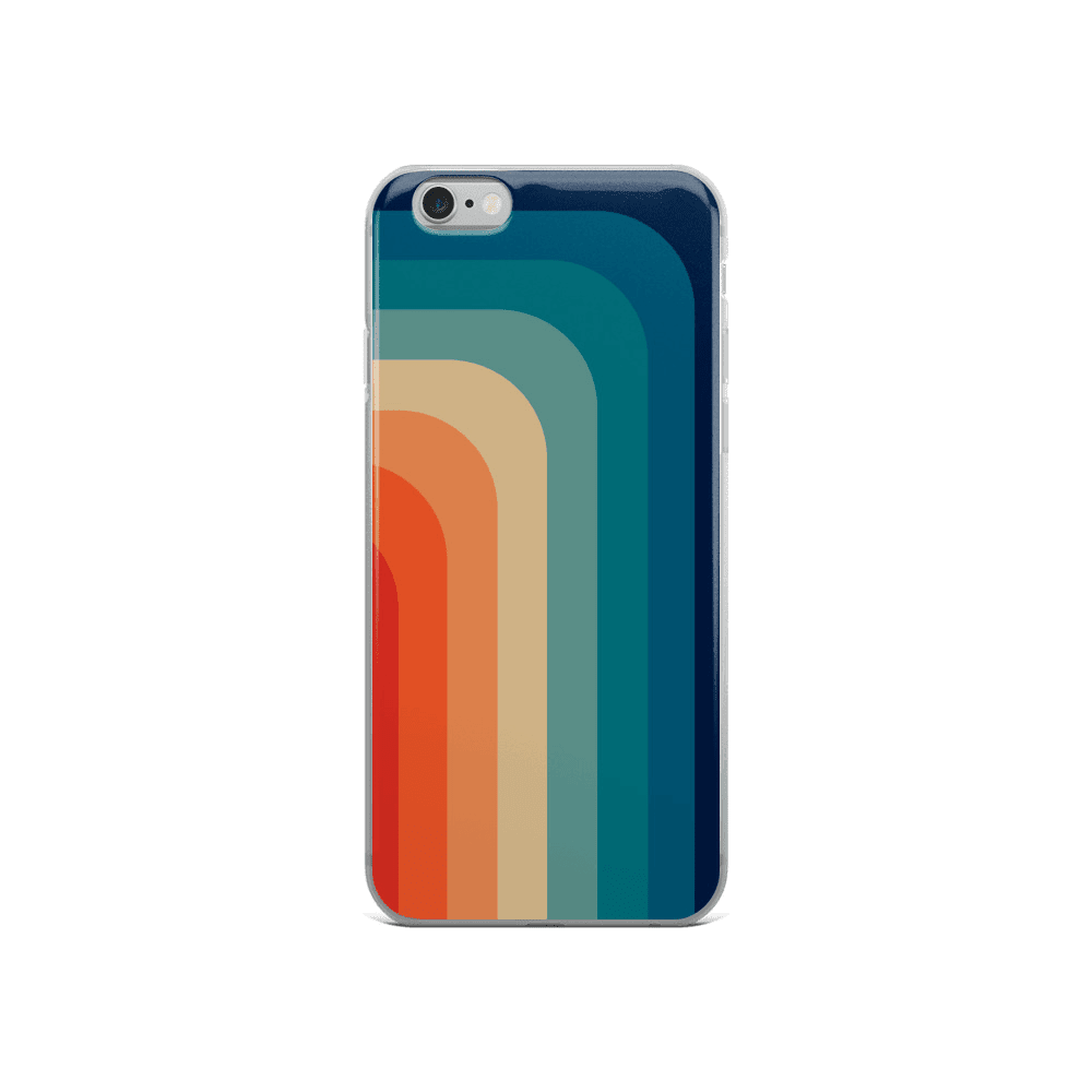 Zeigt vintage retro 70s style color stripes iphone case gift for retro and vintage fans in Farbe iPhone 11 Pro