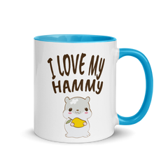 I Love My Hammy | Zweifarbige Tasse
