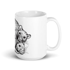 Zwei Ratten | Tasse für Rattenhalter