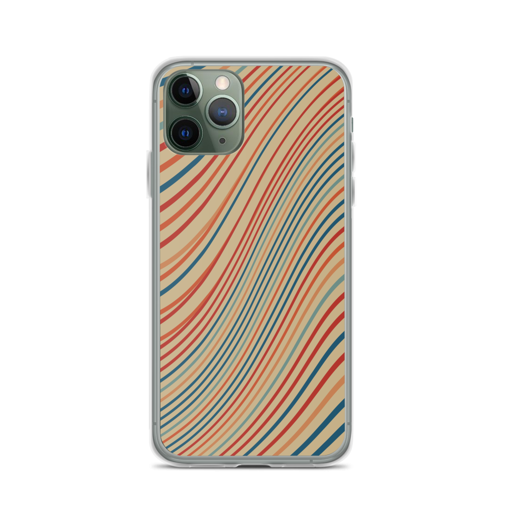 Zeigt vintage chic iphone schutzhulle retro wellen version i in Farbe iPhone 11 Pro