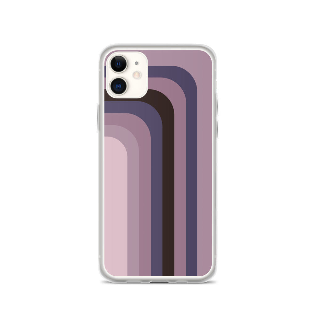 Zeigt Produktbild  Vintage & Retro 70s Style | Color Stripes | iPhone Case | Gift For Retro and Vintage Fans | Smartphone Protection | Version IV