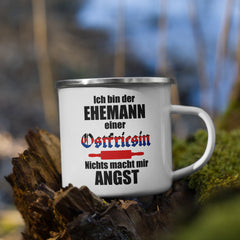 husband of an East Frisian | enamel mug