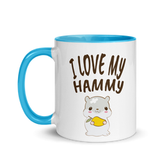 I Love My Hammy | Zweifarbige Tasse