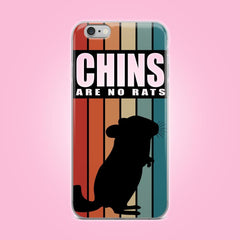 Zeigt chinchillas vintage saying retro stripes for owners of a chinchilla iphone case in Farbe iPhone 7/8