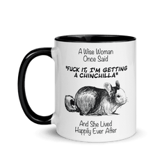 A Wise Woman Once Chinchillas 2 | Zweifarbige Tasse