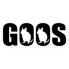 GOOS | Die Cut Stickers | Funny degu saying | Vinyl sticker with degus | For degu owners, degu holders