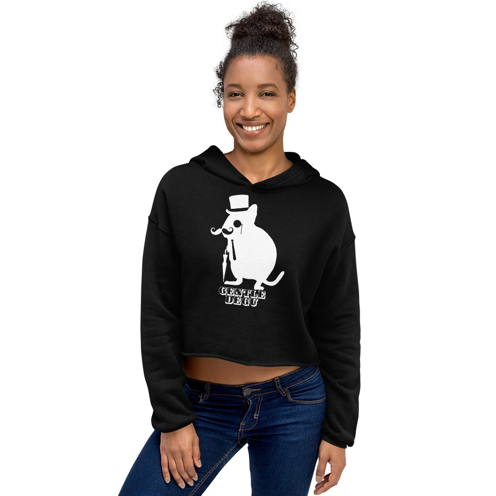 Produktbild zeigt Gentle Degu | Crop Hoodie