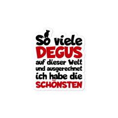 Degus Lustiger Spruch | Aufkleber