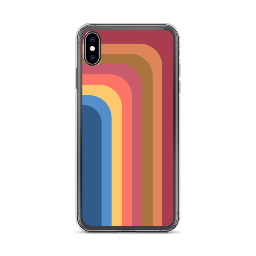 Zeigt retro touch iphone schutzhulle streifen in Farbe 