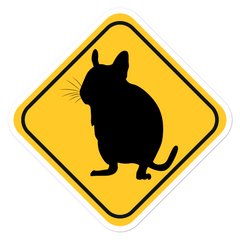 Degu warning sign | Vinyl decal