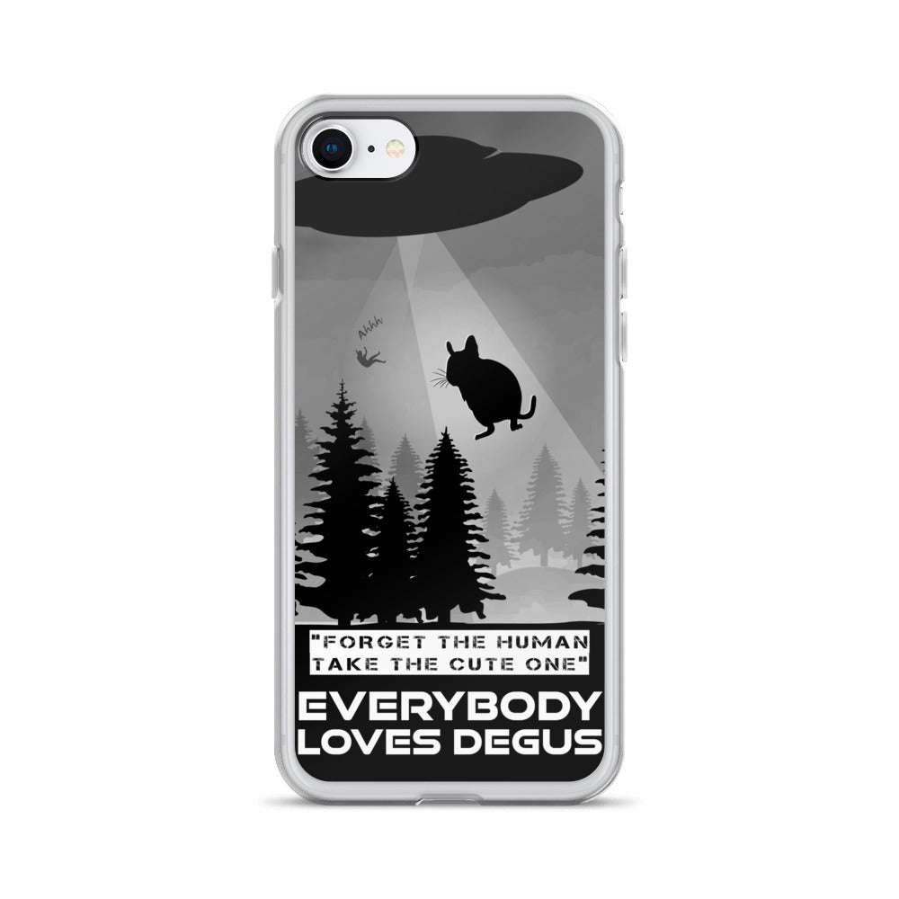 Zeigt degu abduction ufo alien abduction iphone case funny saying for owners of degus in Farbe iPhone XR