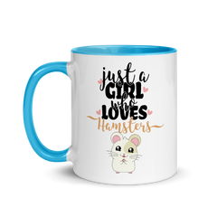 Just A Girl Who Loves Hamsters | Zweifarbige Tasse