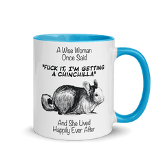 A Wise Woman Once Chinchillas 2 | Two tone mug