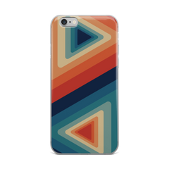 Zeigt vintage chic iphone schutzhulle retro dreiecke in Farbe iPhone 6 Plus/6s Plus